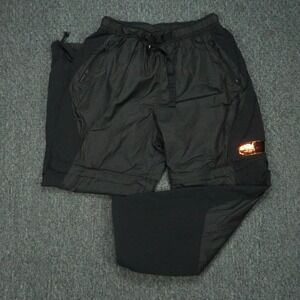Nike Pants Mens XL Black Convertible Track Pants Jordan 23 Engineered Belted